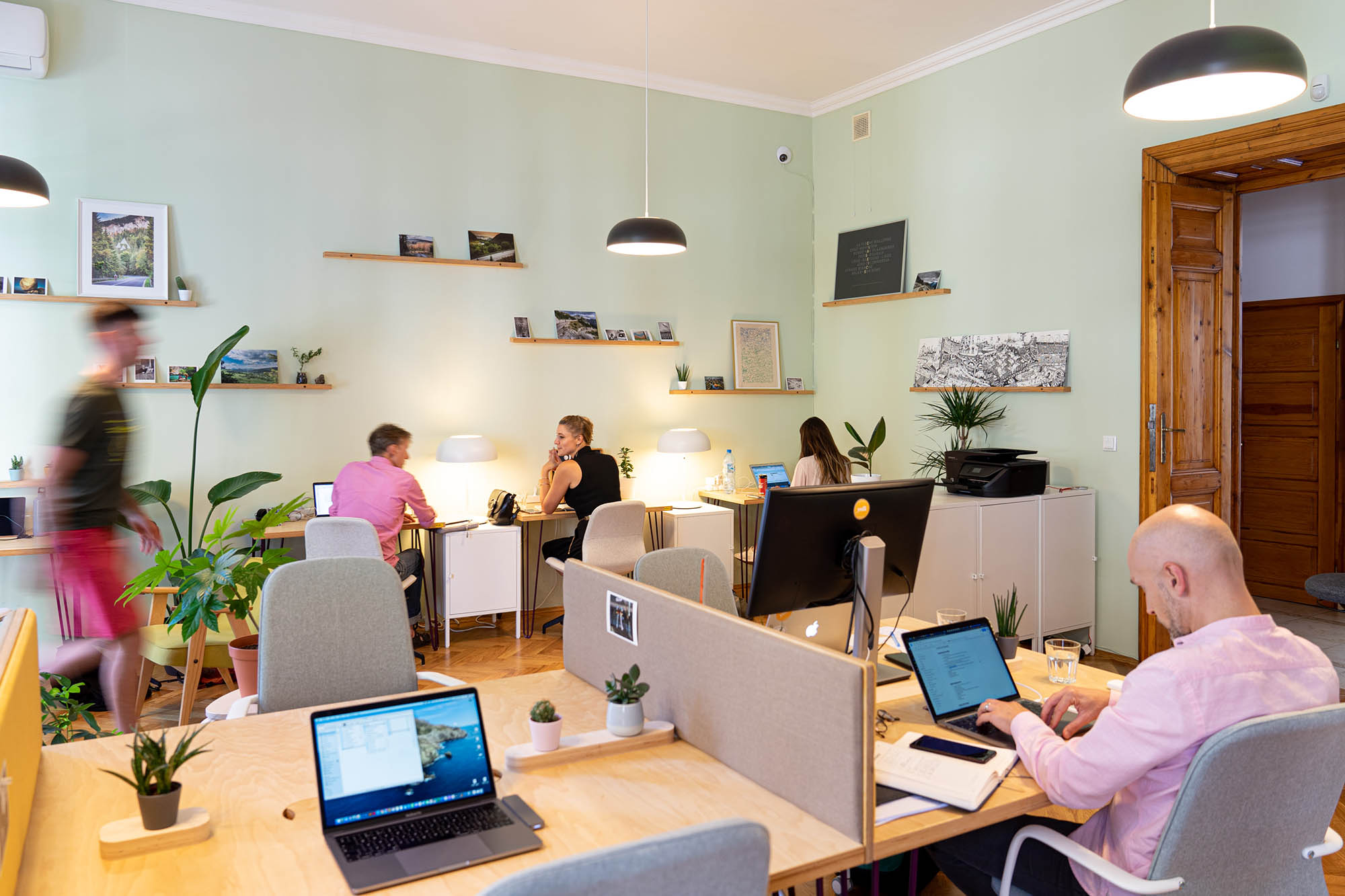 Yolk Coworking shared office workspace in central Kraków